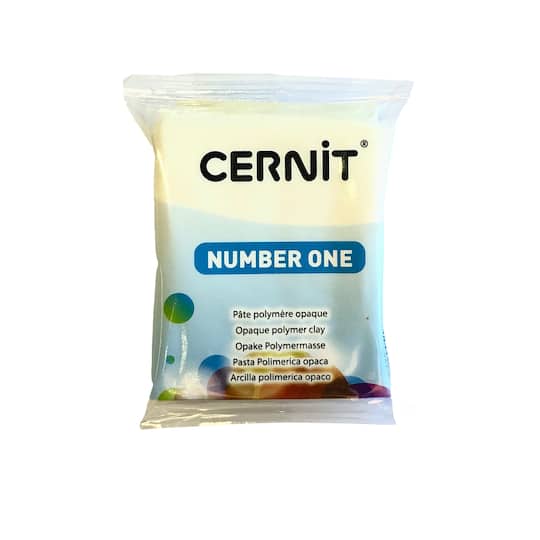 Cernit&#xAE; Number One Opaque White Polymer Clay, 2oz.